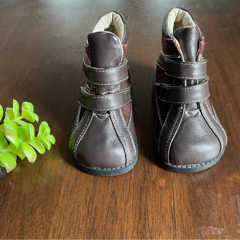 See Kai Run Rocky Brown Boots Toddler Boy Size 5